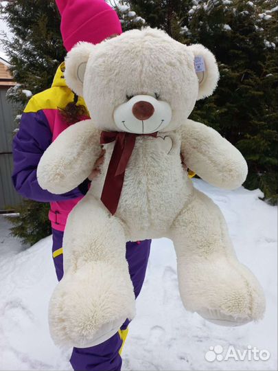 Большой новый плюшевый мишка медведь