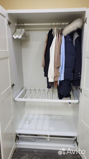 Гардероб угловой IKEA Pax + двери grimo Оригинал