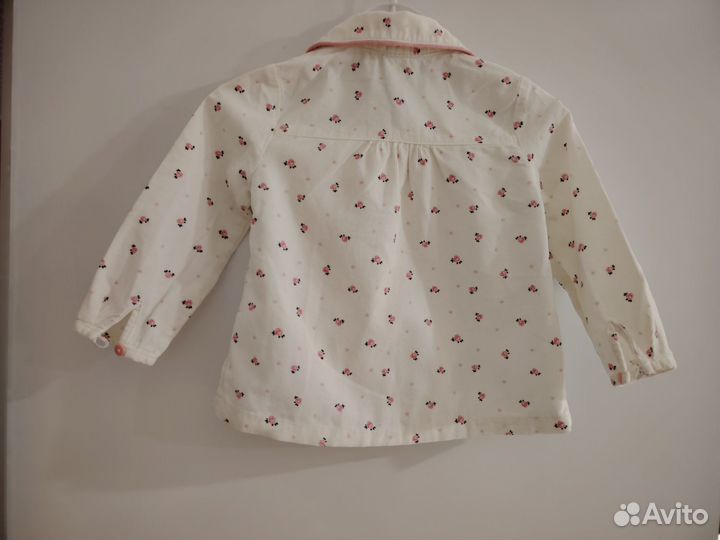 Рубашка вельветовая для девочки