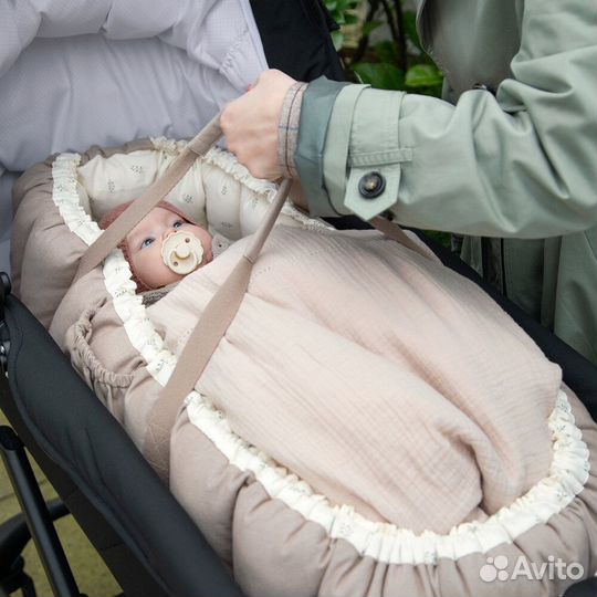 Sebra 3-in-1 babynest / кокон, переноска, коврик