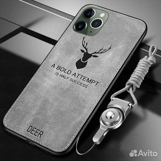 Тканевый ультратонкий чехол для iPhone