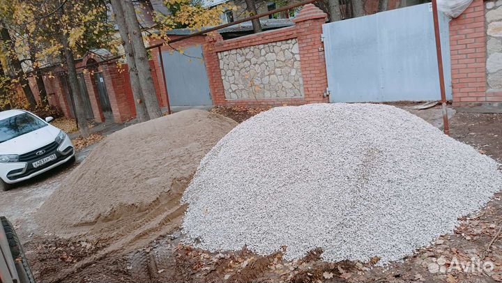 Камаз. Честная доставка песка щебня