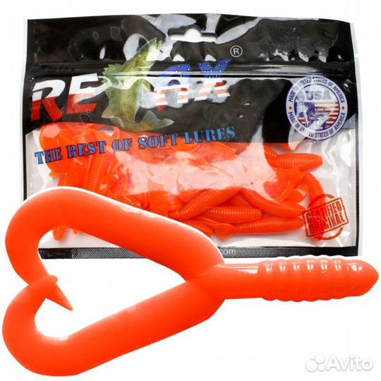 Мягкая приманка relax DTT 4 (6cm)цвет 025, 10 шт