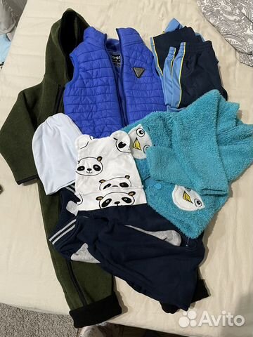 Вещи пакетом на мальчика 80-86 весна
