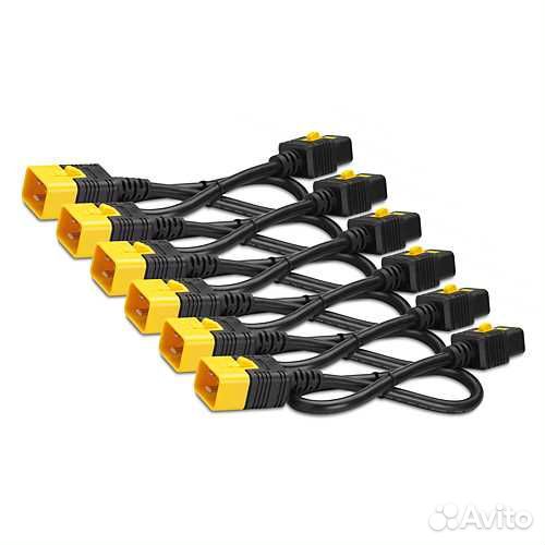 Power Cord Kit (6 ea), Locking, C19 to C20, 1.8m