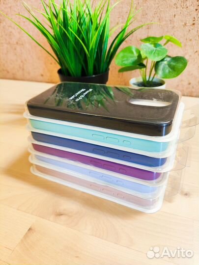 Силиконовый чехол для iPhone 15, 15 Pro, 15 ProMax