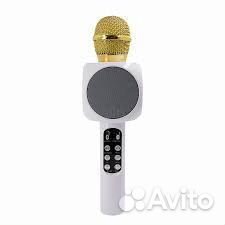 Караоке микрофон светящийся WS-1816 белый