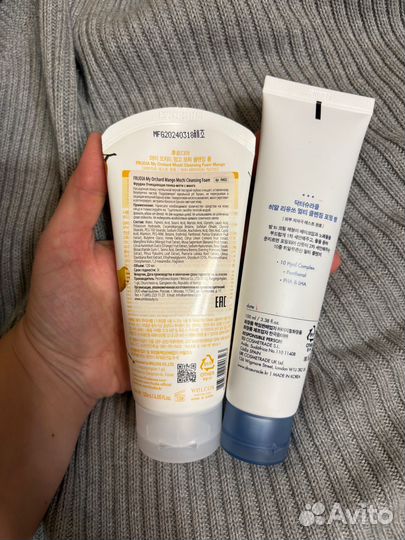 Пенка умывалка dr ceuracle и frudia