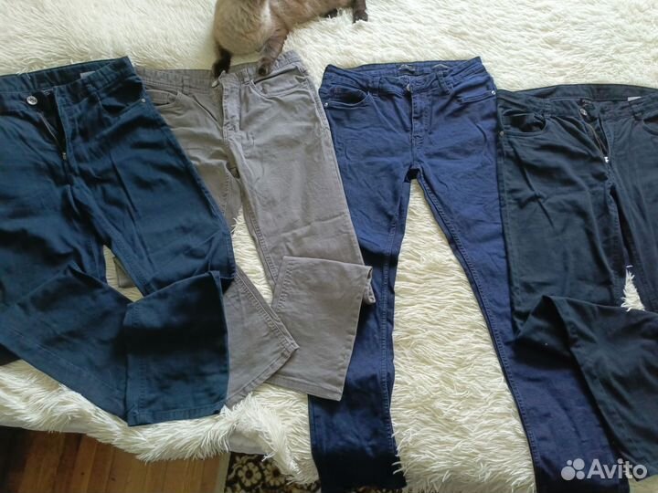 Джинсы подростковые