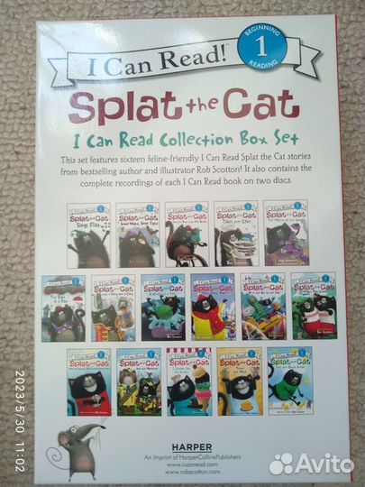 Детские книги на английском Splat the Cat