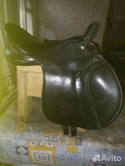 Седло для лошади с ручкой бу