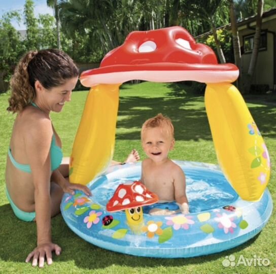 Бассейн «Гриб мухомор» Intex
