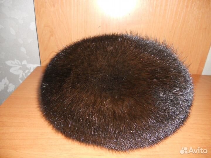 Берет норковый новый