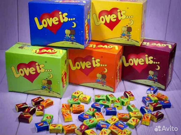 Жевательная резинка Love is