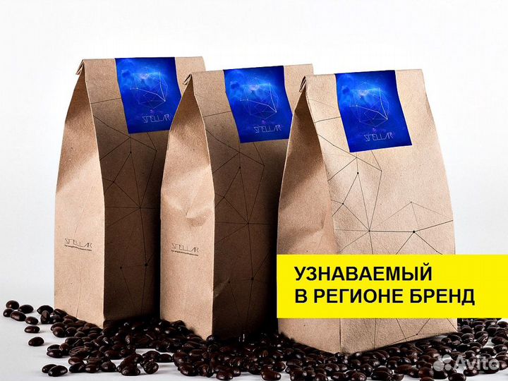 Действующее производство кофе.Чистая прибыль +990К