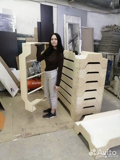 Штабелируемые детские кровати. Мебель Монтессори