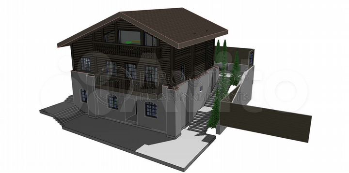 Дом 208 м² на участке 6 сот.