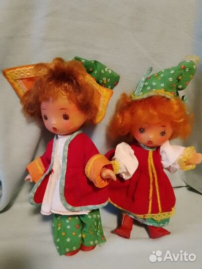 Куклы парные Фабрика 8 Марта СССР