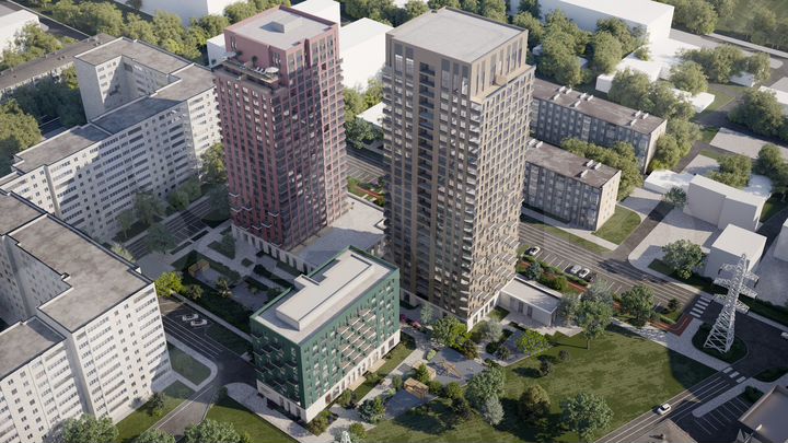2-к. квартира, 64,2 м², 10/25 эт.