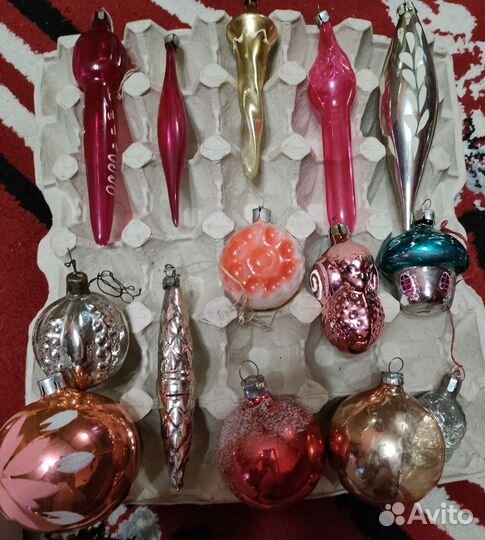 Ёлочные игрушки СССР