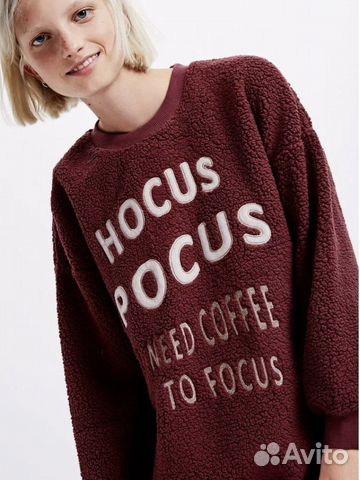 Свитшот платье oysho с вышивкой