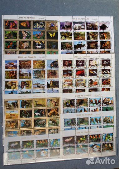 Продам коллекцию марок фауна