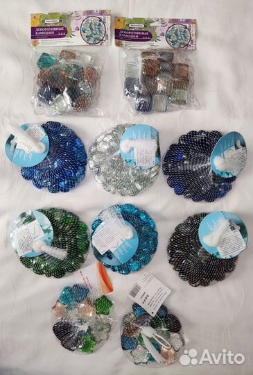 Декоративные стеклянные камни