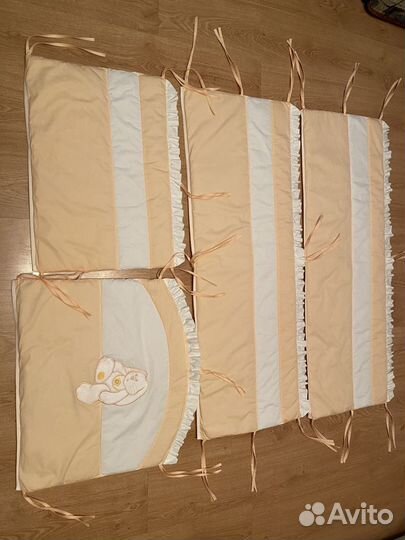 Бортики в детскую кроватку «Сонный гномик»