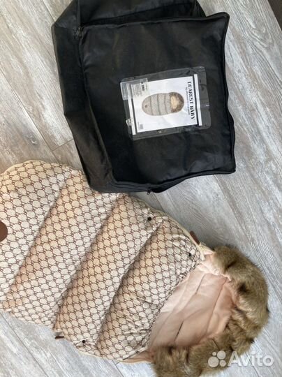 Зимний конверт на коляску