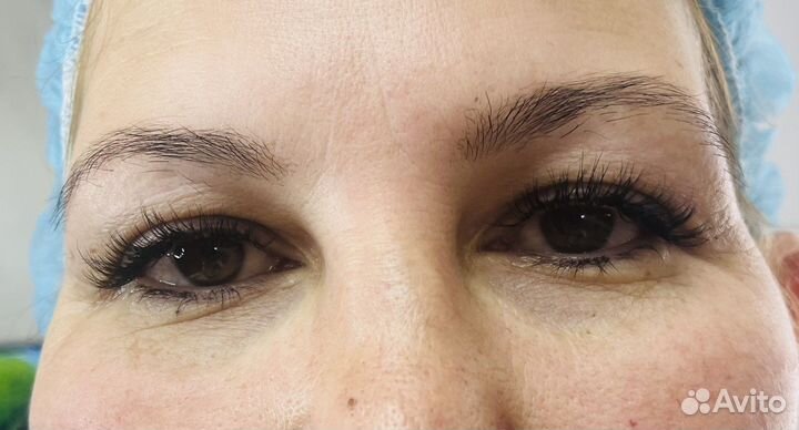 Наращивание,ламинирование ресниц,бровей