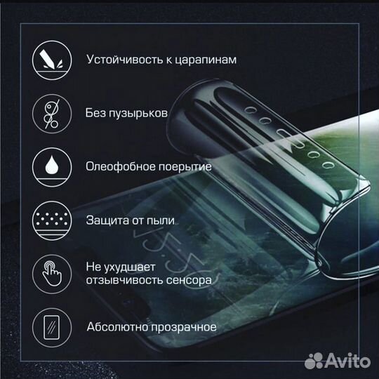 Пленка защитная гидрогелевая