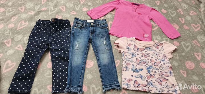 Джинсы и кофты 98р
