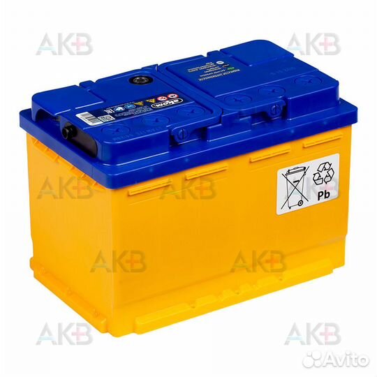 Аккумулятор автомобильный Аком + EFB 75 12V 75Ач 7