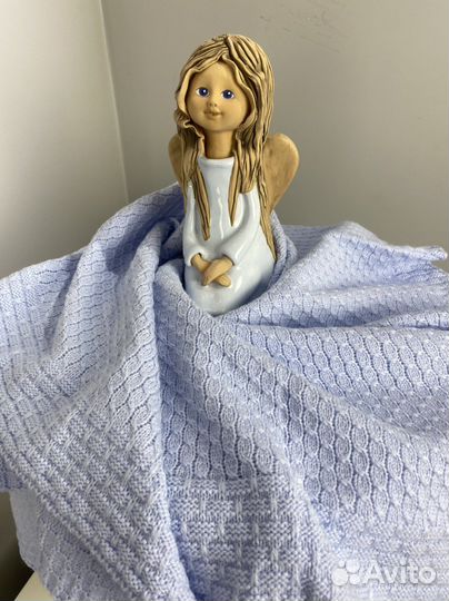 Плед детский вязаный