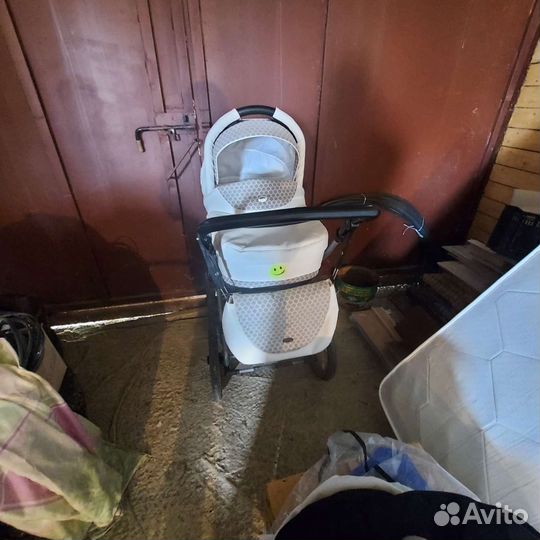 Коляска 2 в 1 эко кожа