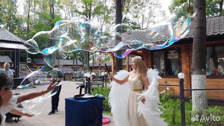 Шоу мыльных пузырей