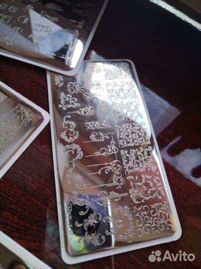 Пластины для стемпинга набор