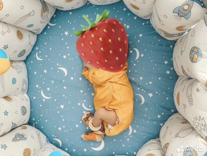 Детская кроватка трансформер круглая