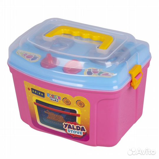Кухня детская zarrin toys Mini Stove 35пр розовый
