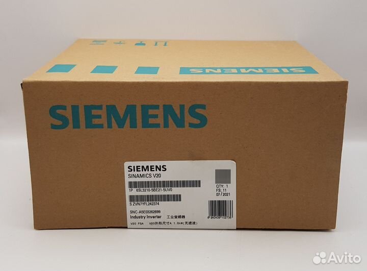 6SL3210-5BE21-5UV0 Преобразователь sinamics V20
