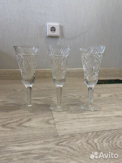 Хрустальные фужеры