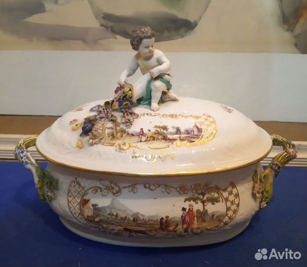Супница. Фарфор. Европа. Начало 19 века