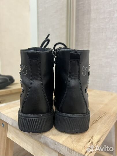 Кожаные ботинки shuzzi