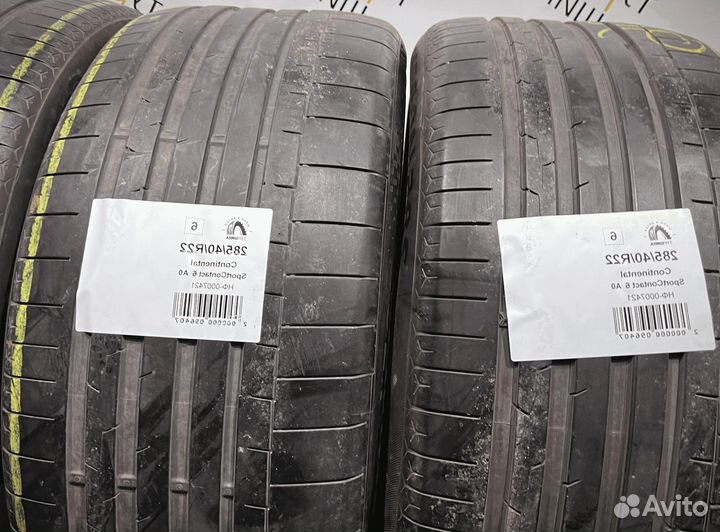 Continental SportContact 6 285/40 R22 94Y