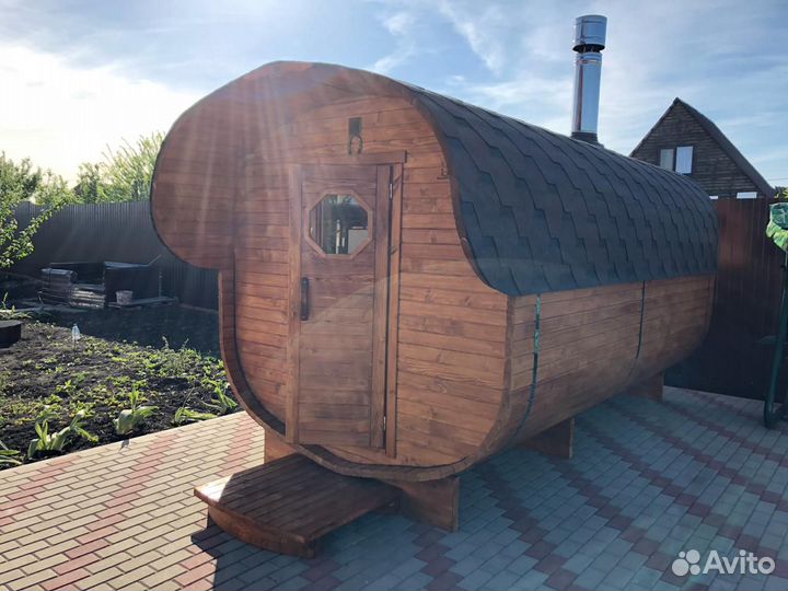 Баня бочка