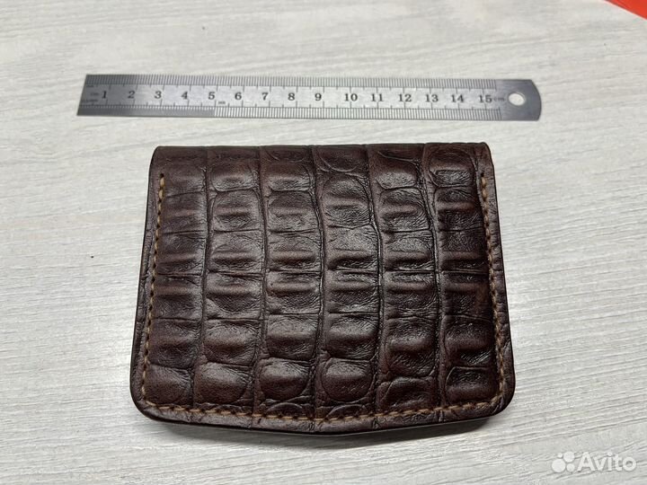 Кошелёк из натуральной кожи ручной работы