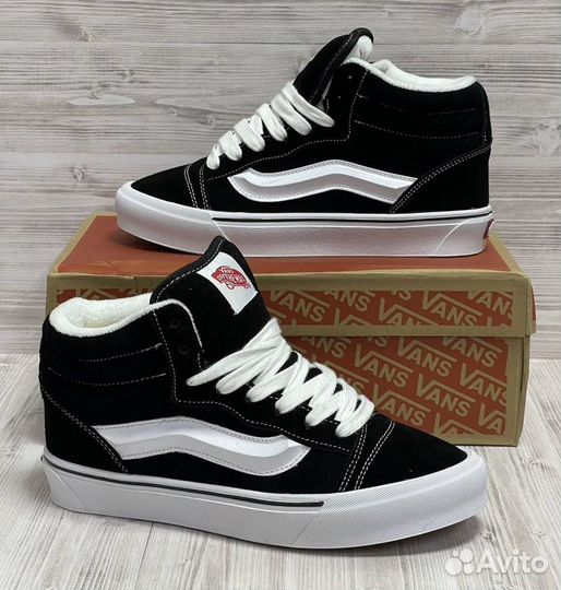 Кеды зимние Vans Knu Scool дутыши