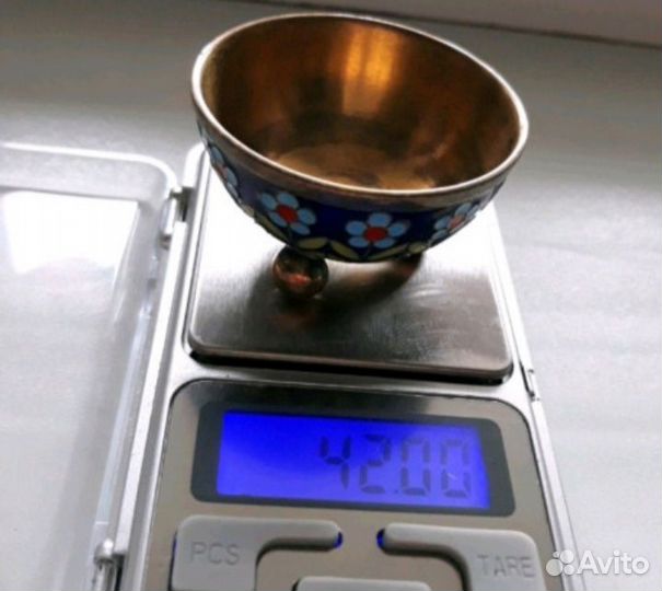 Солонка,горчичница серебро 925эмаль