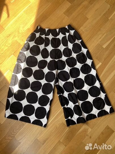 Бриджи брюки штаны кюлоты marimekko uniqlo
