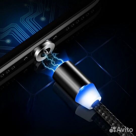 Кабель зарядки с магнитным разъемом micro-usb